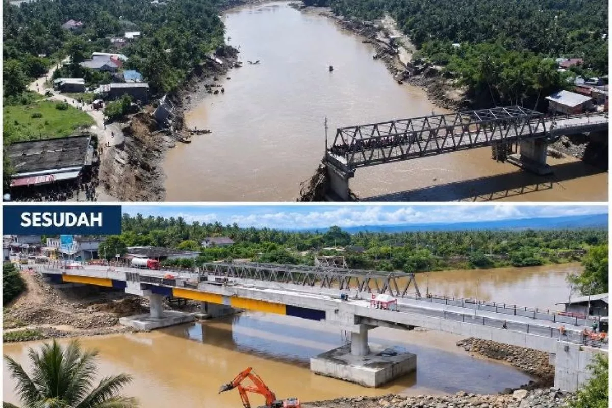 Menteri PU Dody Hanggodo Pulihkan Akses Masyarakat Melalui Jembatan Krueng Tingkeum