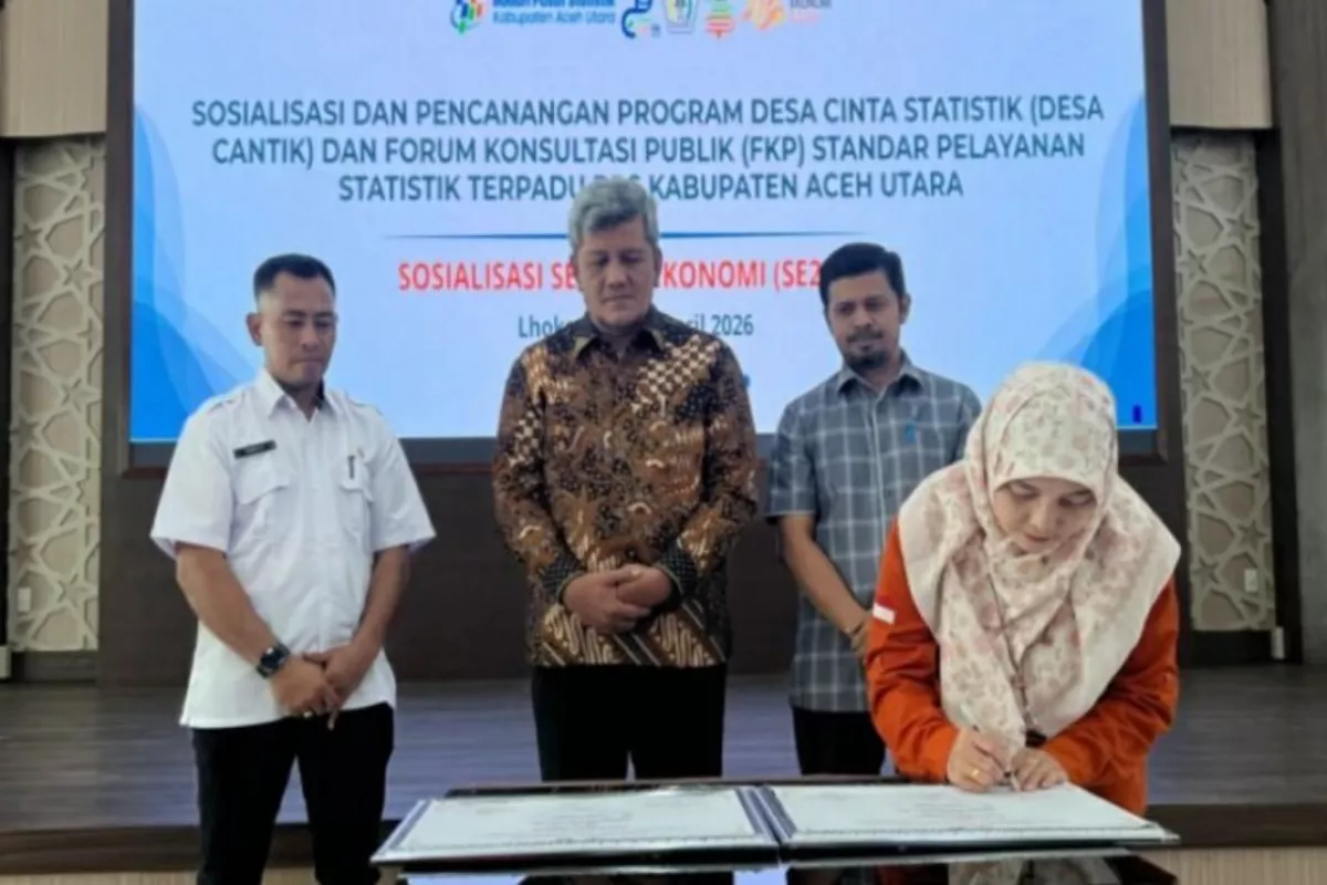 Strategi Aceh Utara Sambut Sensus Ekonomi 2026 Lewat Desa Cantik
