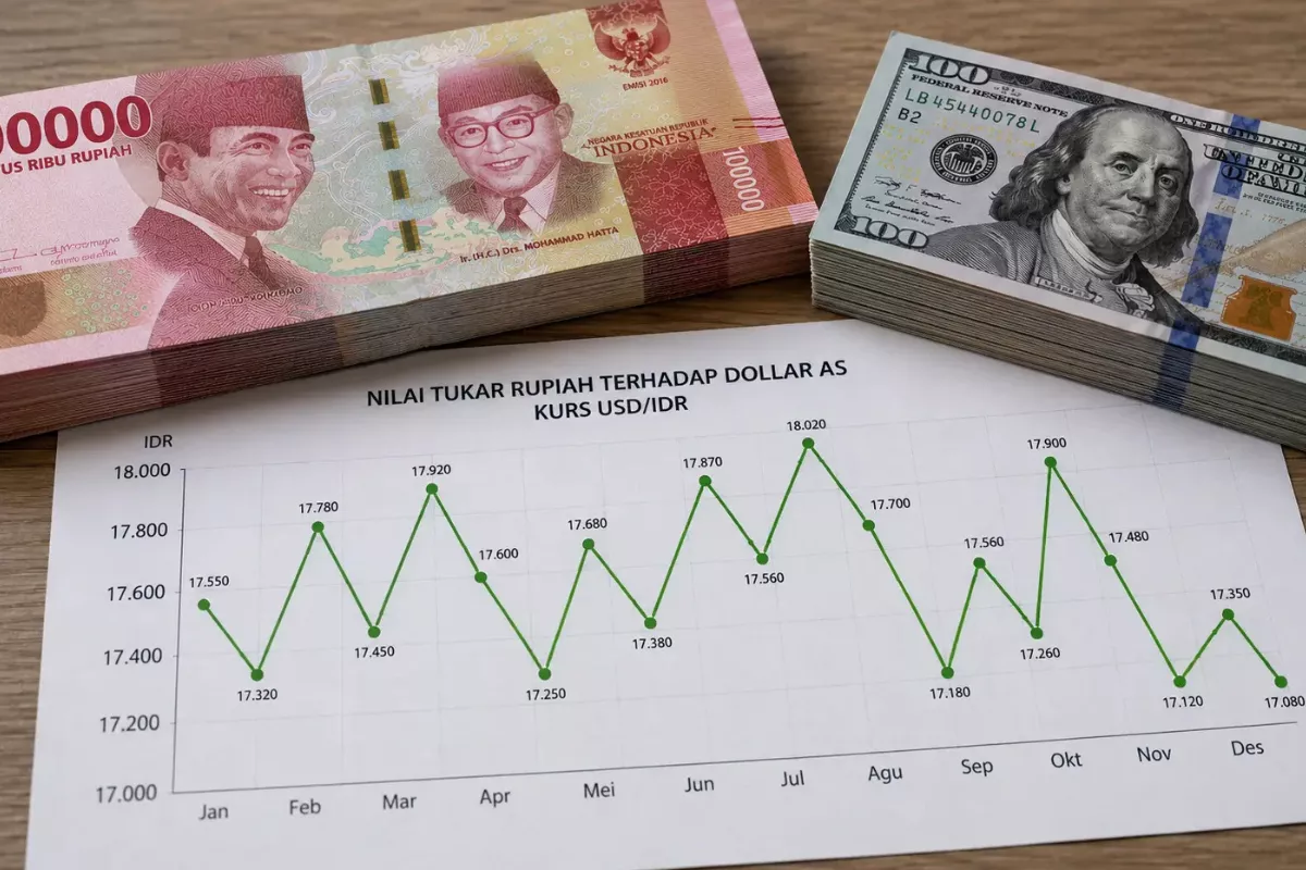Rupiah Melemah Tipis di Tengah Perubahan Ekspektasi Suku Bunga The Fed