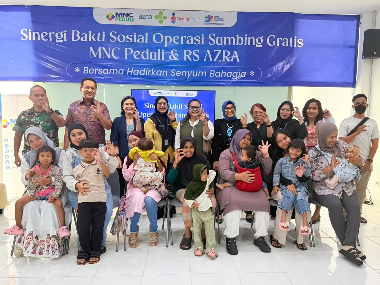 Kolaborasi RS Azra, MNC Peduli, dan Smile Train Hadirkan Operasi Sumbing Gratis