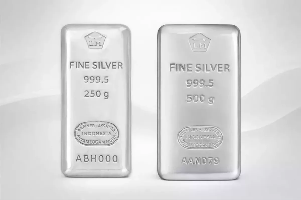 Harga Perak Antam Hari Ini 23 Juni 2026 Anjlok ke Rp43.050 per Gram