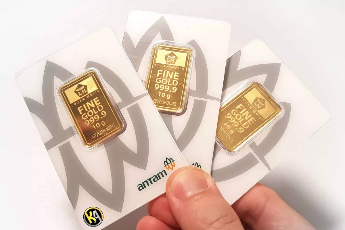 Pegadaian Rilis Harga Emas Antam UBS Galeri24 Kamis Ini