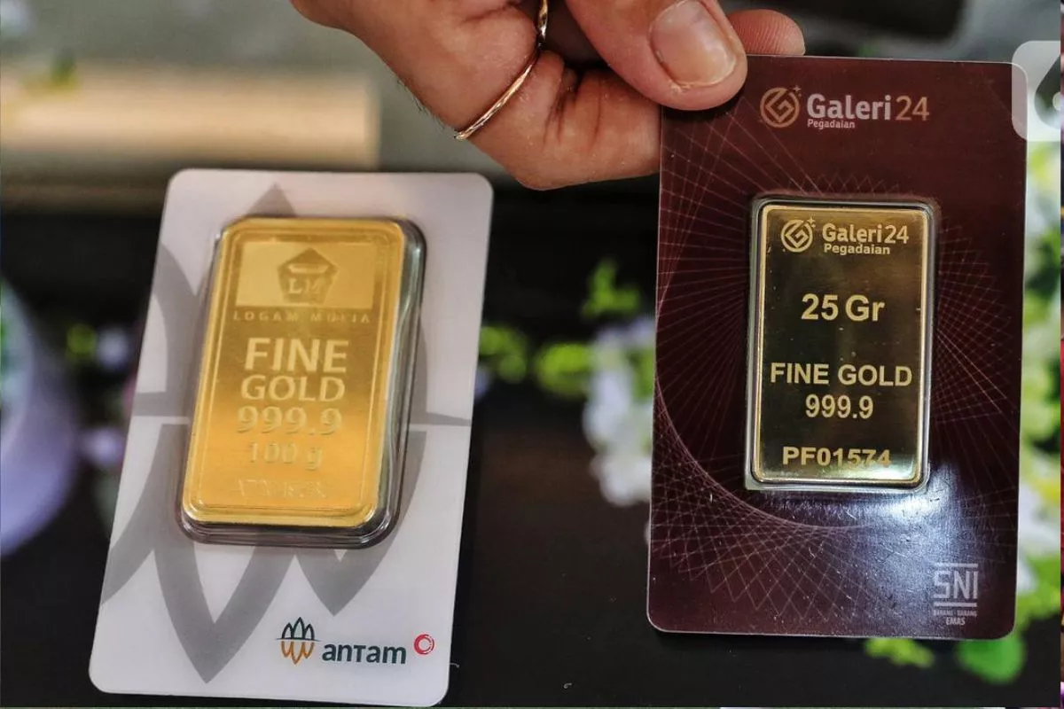Harga Emas Antam di Pegadaian 5 Juli 2026 Bervariasi