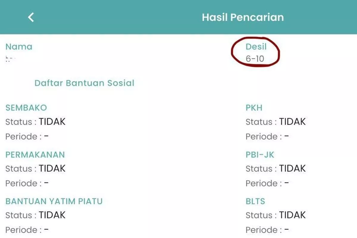 Cara Cek Desil Bansos 2026 Lewat HP, Cukup Masukkan NIK KTP