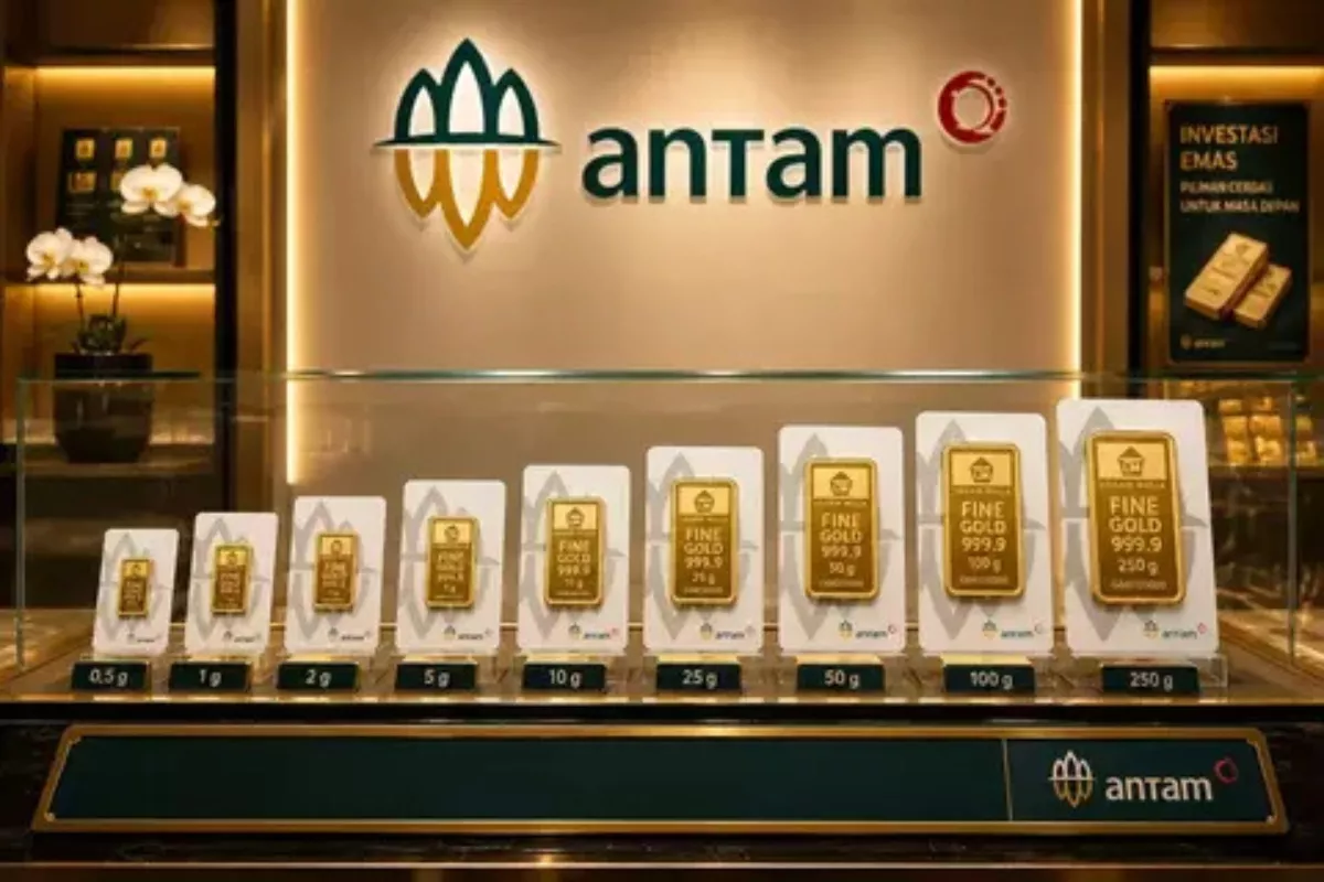 Harga Emas Antam 16 Juli 2026 Merosot Jadi Rp2.633.000 per Gram