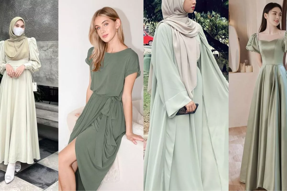 24 Inspirasi Warna Jilbab yang Cocok Dipadukan Baju Sage Green