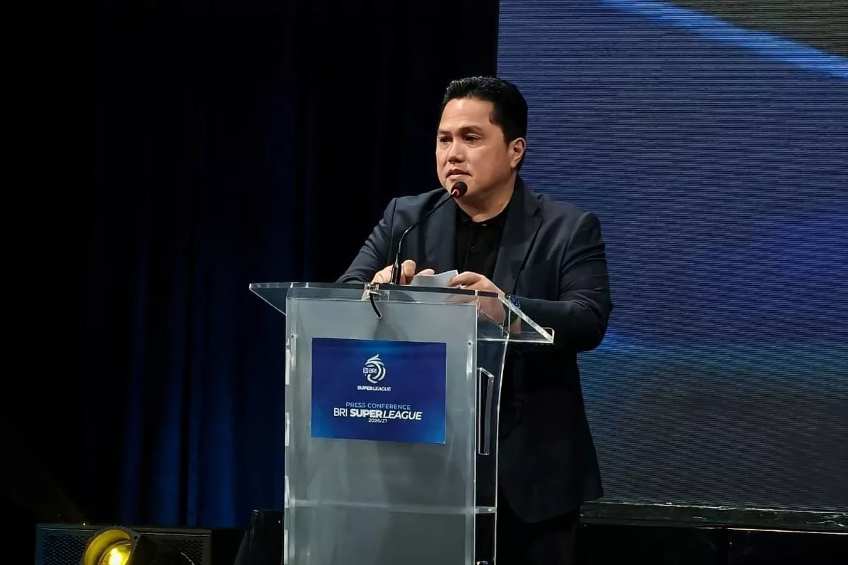 Erick Thohir Puji Peningkatan Kualitas Liga Indonesia Musim Ini