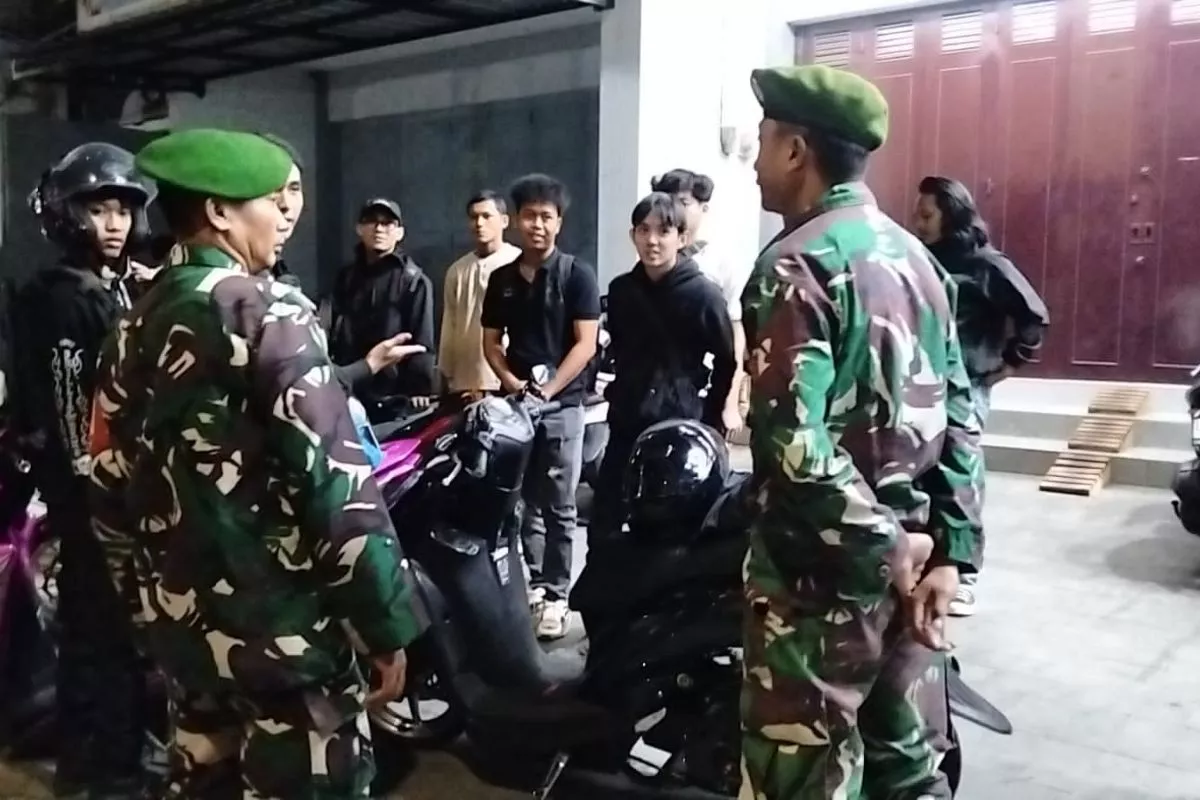 Tekan Balap Liar, Kodim 0614 Cirebon Patroli Gabungan Dini Hari
