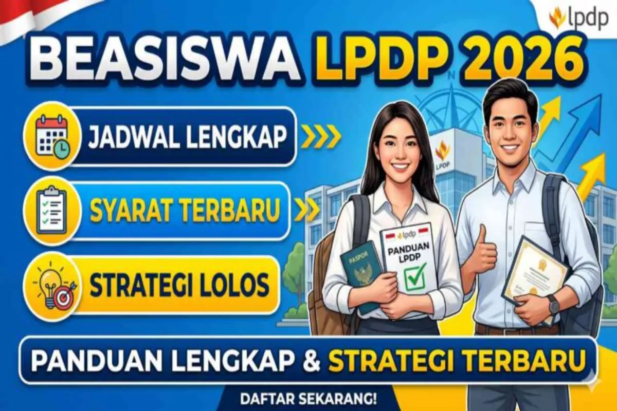 Cara Daftar Beasiswa LPDP 2026: Syarat, Alur, dan Tips Lolos Seleksi