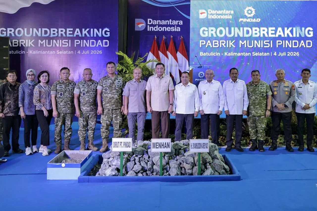 Kemhan Dukung Pabrik Munisi PT Pindad Baru di Kalimantan Selatan