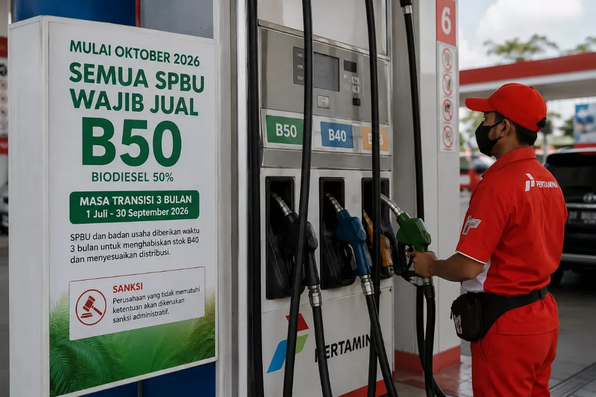 B50 Tersalur di 6.050 SPBU Pertamina, 362 Masih Masa Transisi
