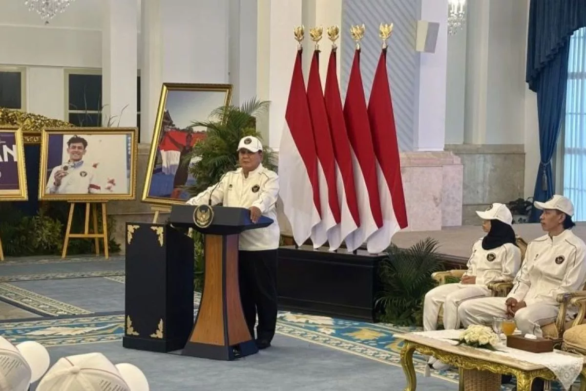 Lepas Kontingen Asian Games 2026, Prabowo Pesan Atlet Berikan Terbaik