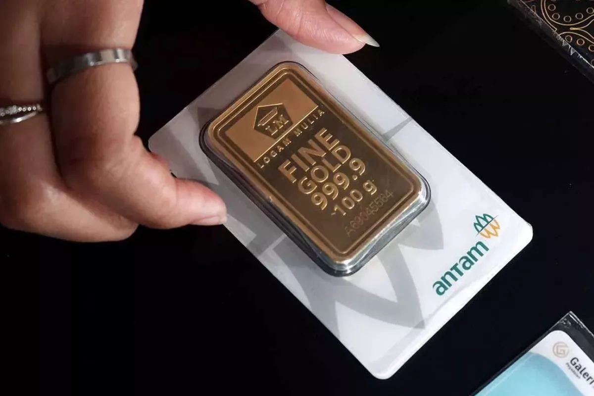 Harga Emas Antam Turun Menjadi Rp 2.633.000 Per Gram Hari Ini