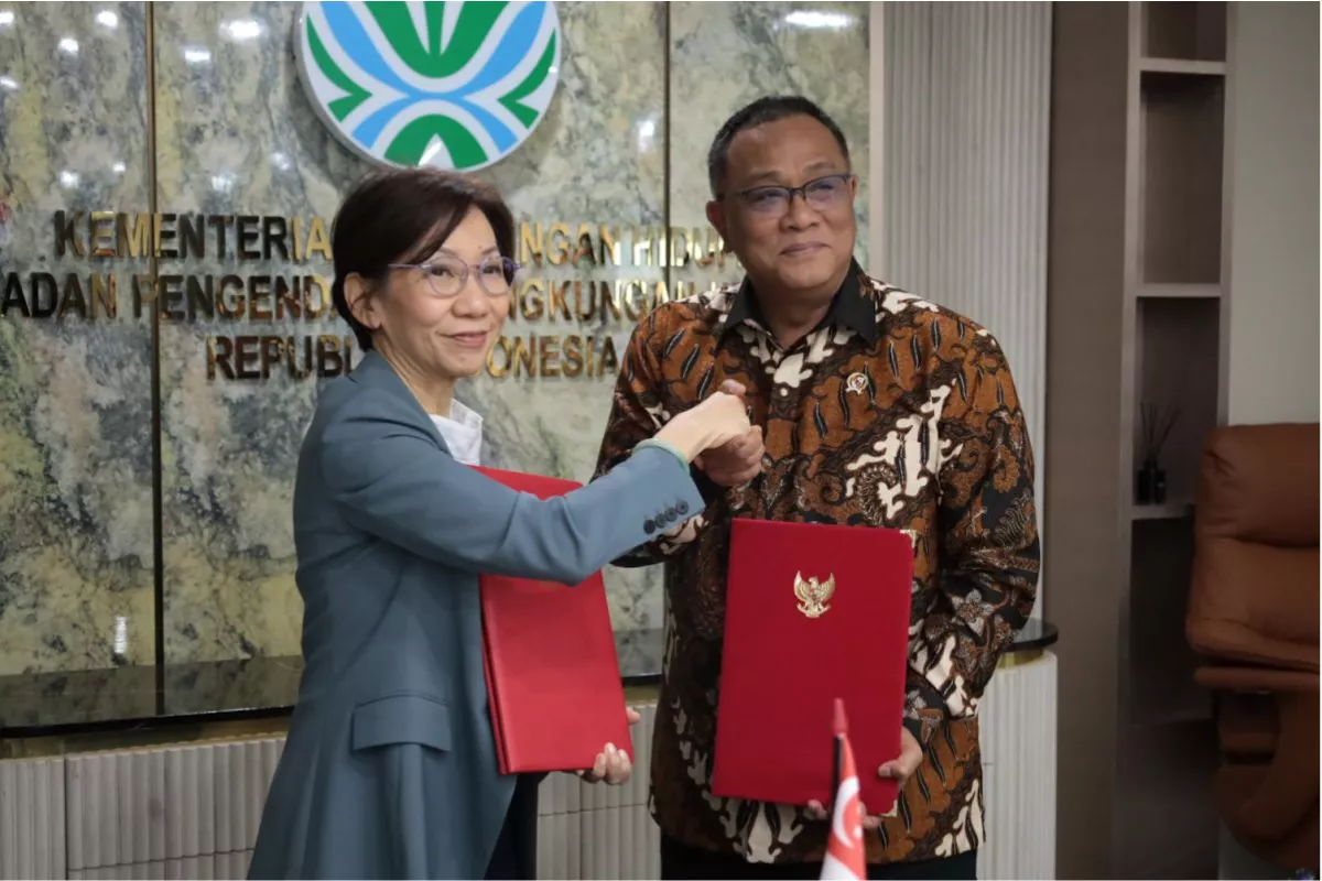 Indonesia-Singapura Tandatangani MoU Lingkungan, Fokus Mitigasi Karhutla
