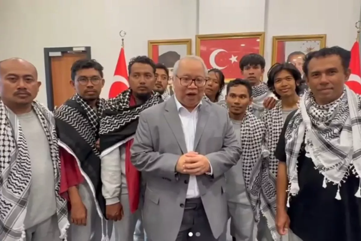 Bebas dari Tahanan Israel, 9 WNI Misi Kemanusiaan Tiba di Turki