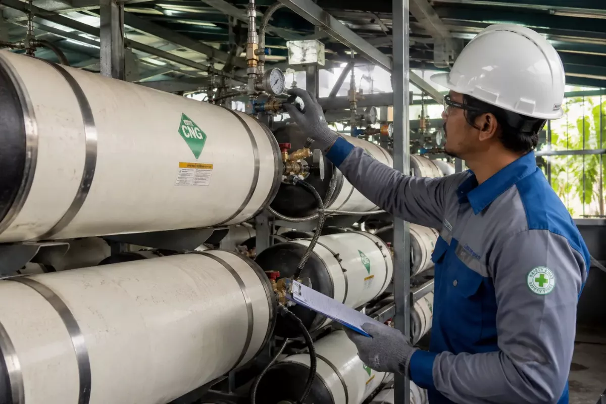 Pemerintah Bersiap Menguji Tabung CNG Tiga Kilogram Impor Negeri China