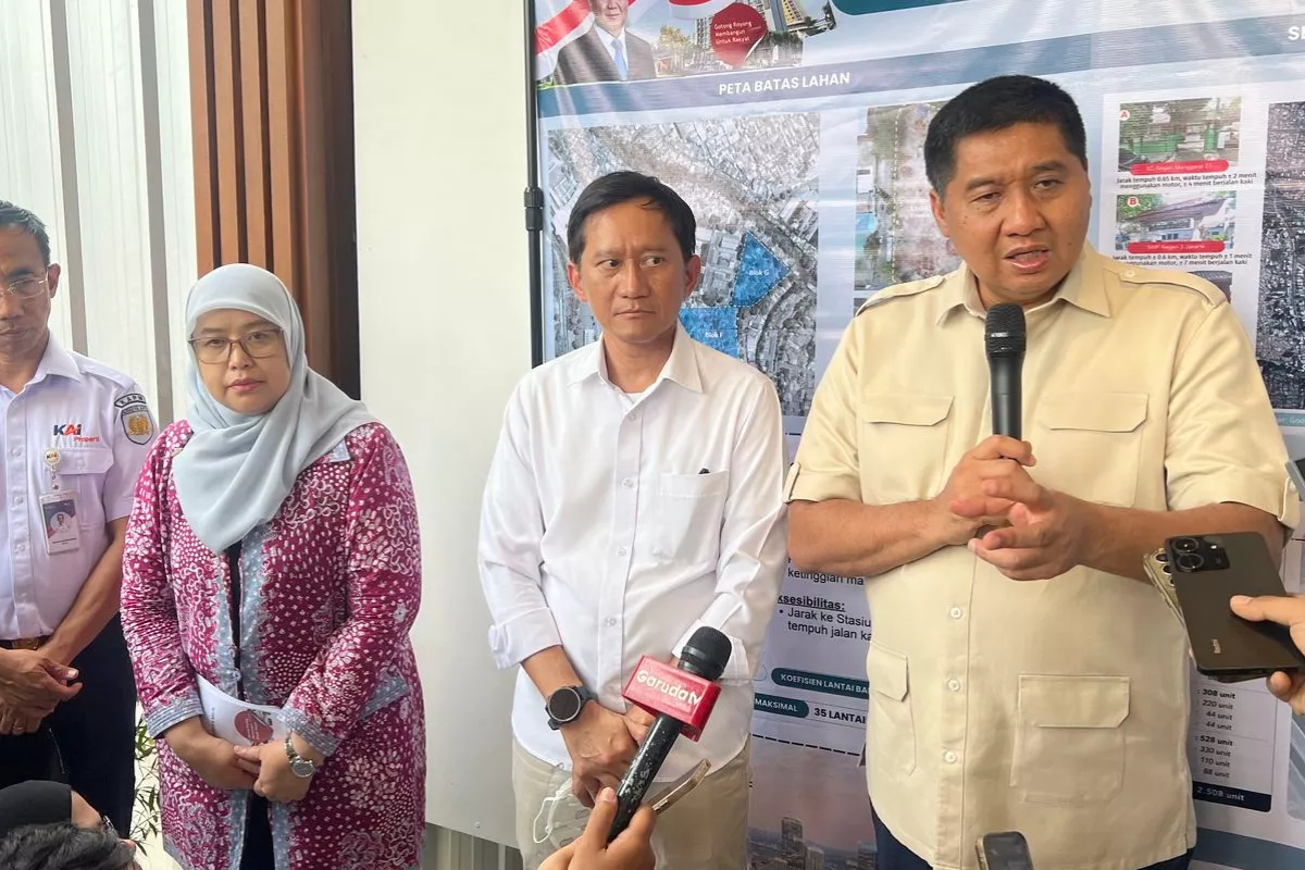 KAI Bangun 8 Tower Rusun MBR di Manggarai, Groundbreaking 21 Agustus