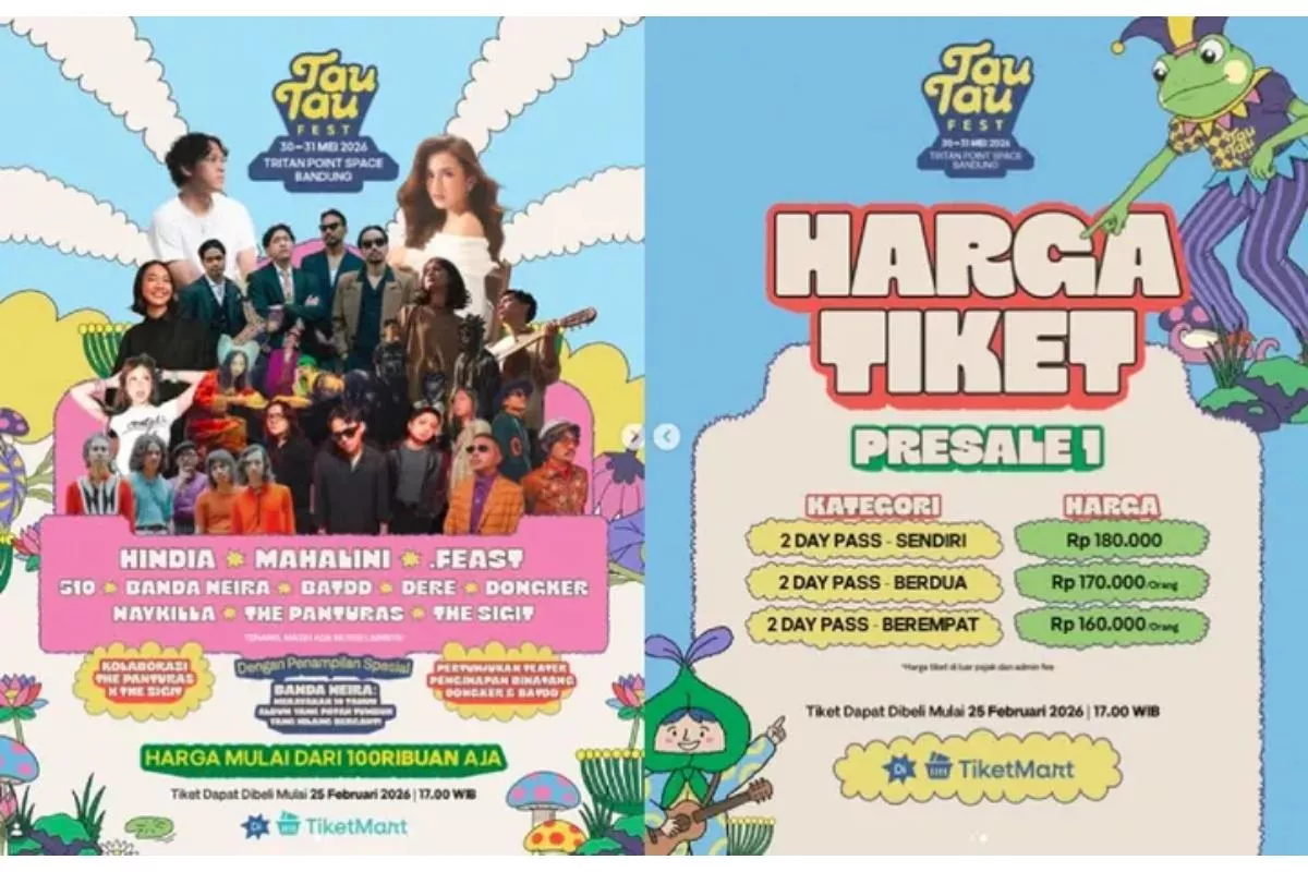 Festivaaal Marapthon 2026: Jadwal Harga Tiket dan Lineup Musisi