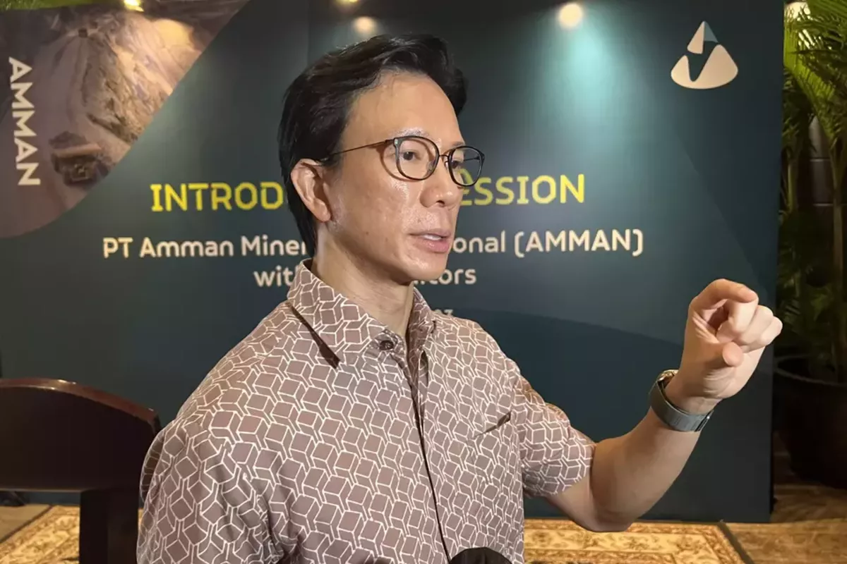Alexander Ramlie Tambah Kepemilikan Saham AMMN, Harga Terkoreksi