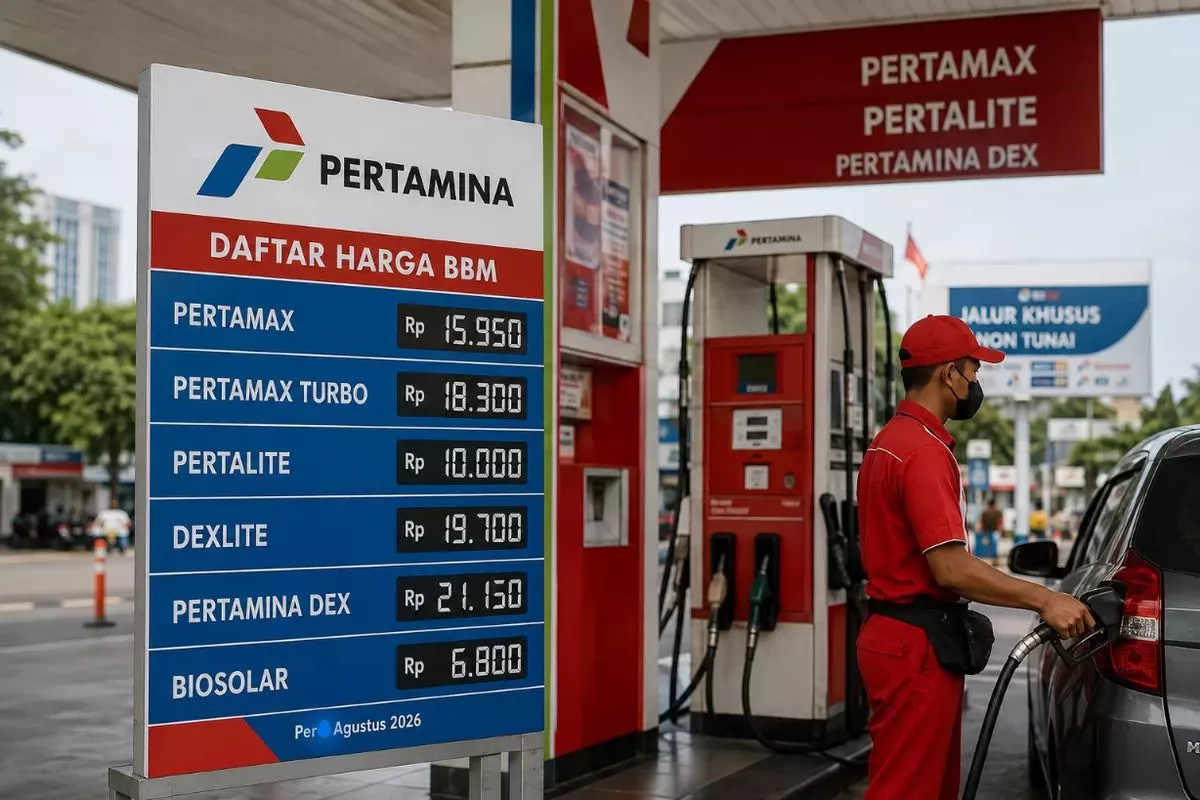 Daftar Harga BBM Pertamina Hari Ini 18 Agustus 2026 Se-Indonesia
