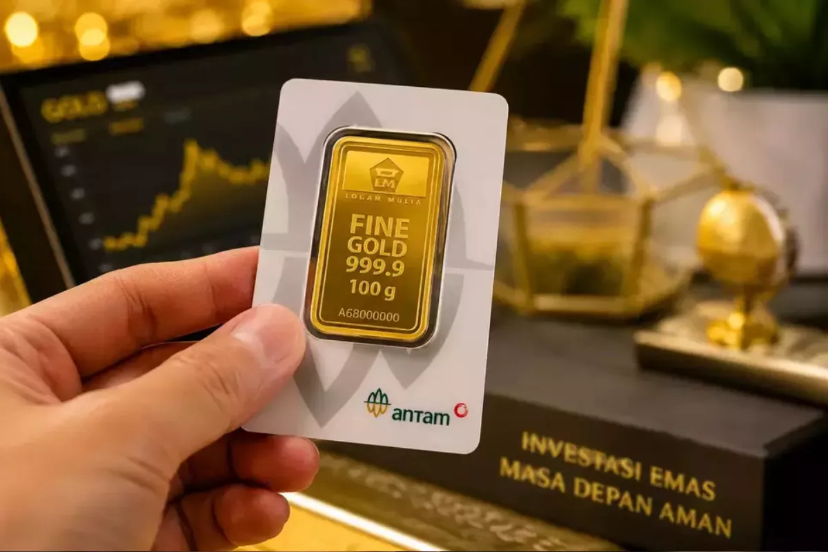 Nilai Emas Batangan Antam Hari Ini Turun ke Angka Rp 2,641 Juta per Gram