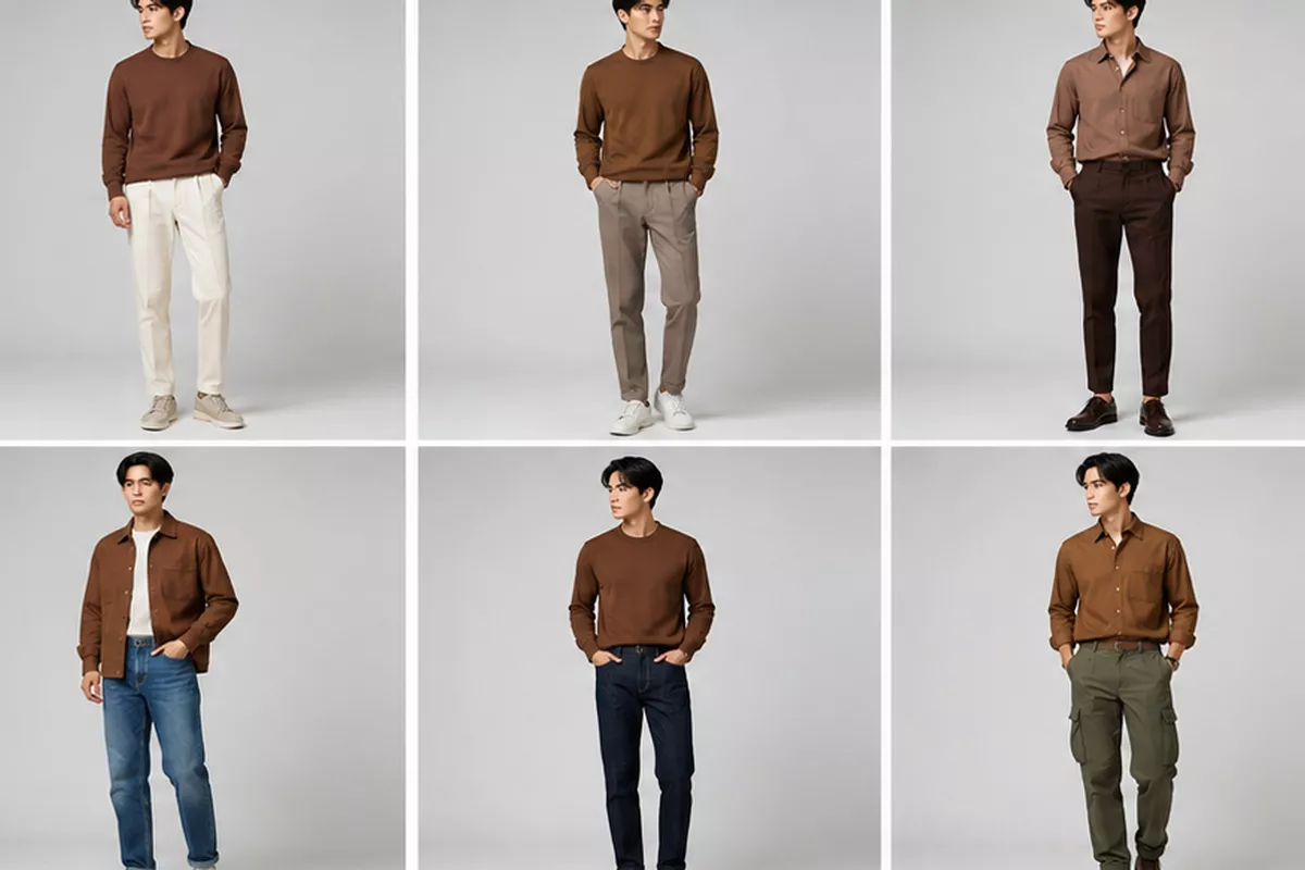 Cara Padukan Outfit Warna Coklat dan Hitam ala Stylist di 2026