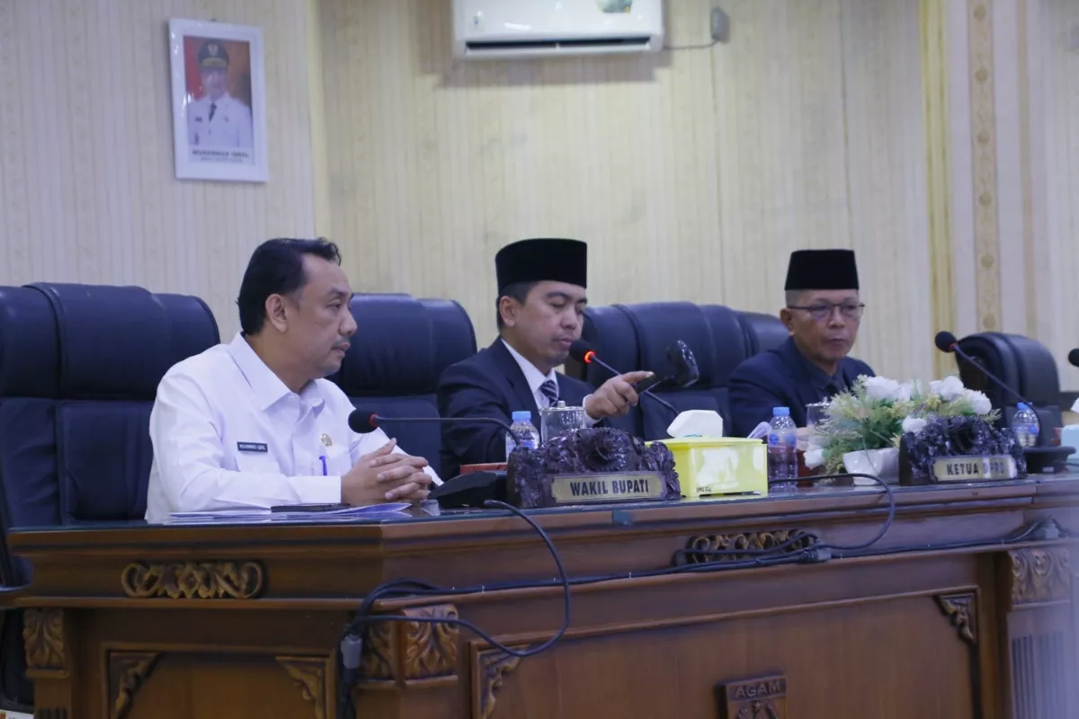 Pemkab Agam Ajukan Penyesuaian Ranperda Pajak dan Retribusi ke DPRD