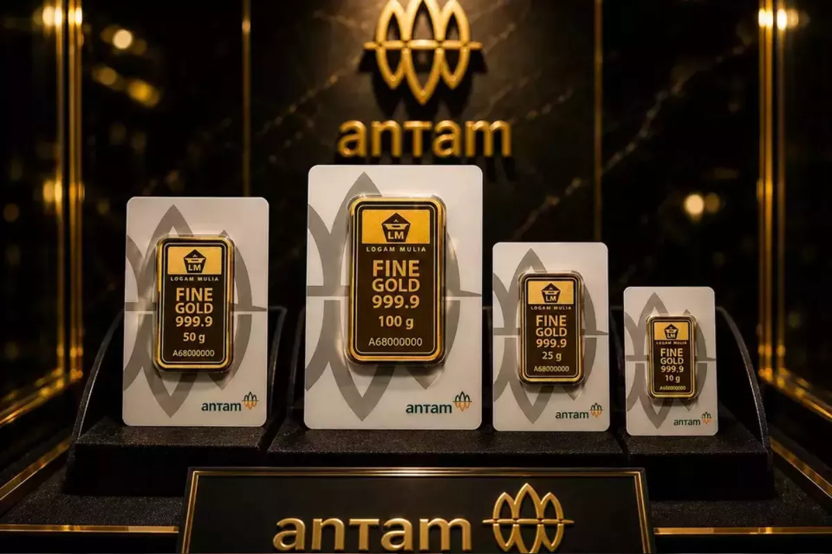 Harga Emas Batangan Antam Turun Menjadi Rp2.641.000 per Gram Hari Ini