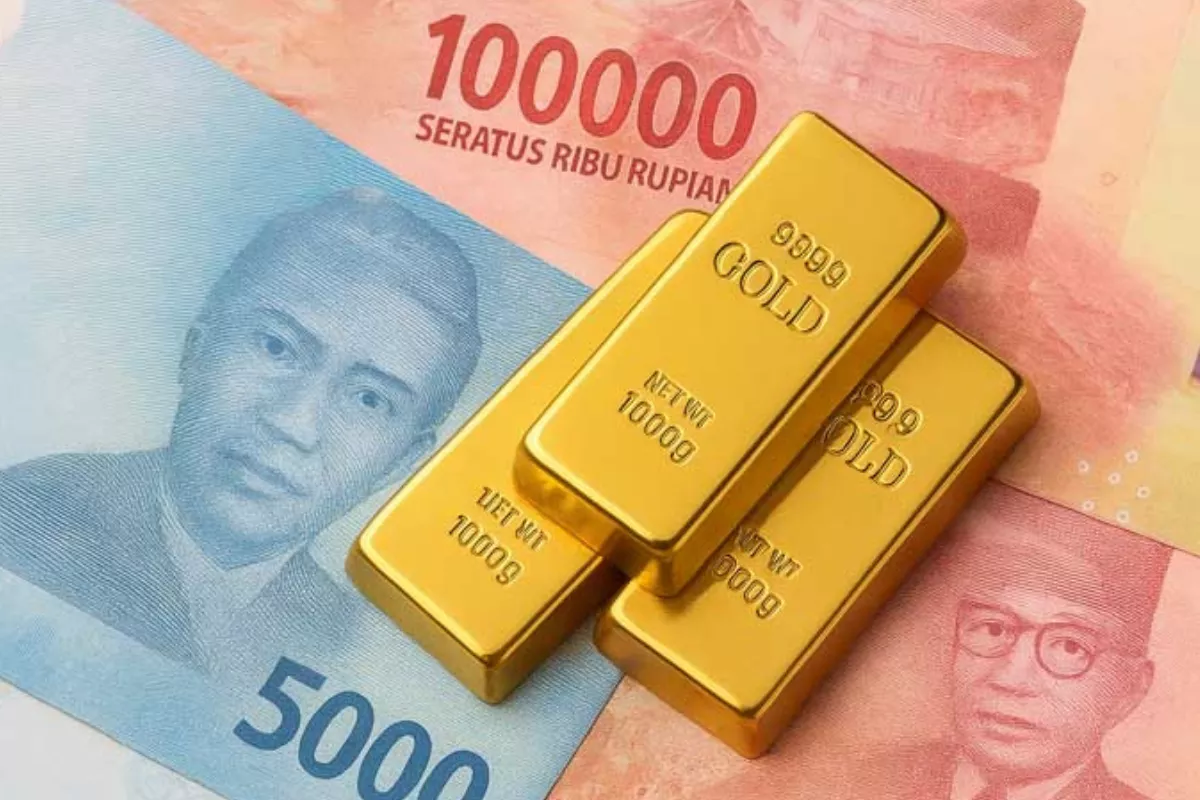 Nilai Emas Batangan Antam Melonjak hingga Rp2,15 Juta per Gram Hari Ini