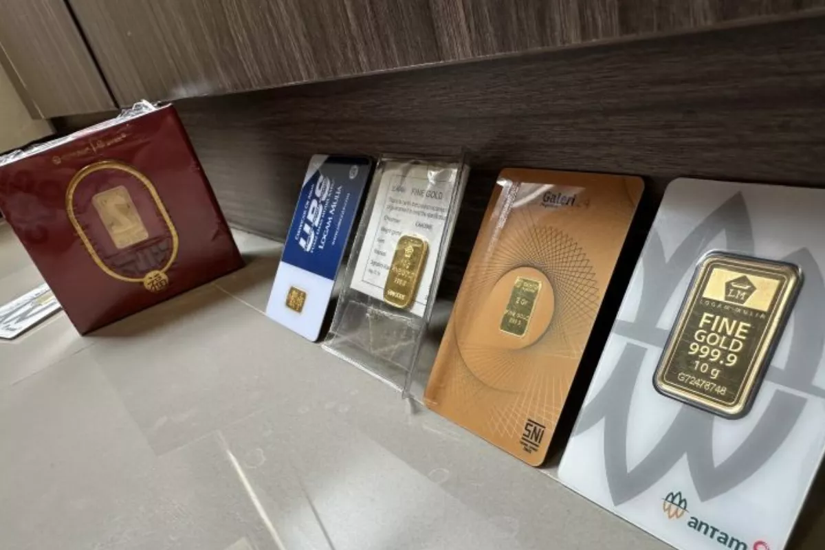 Harga Emas Antam UBS dan Galeri 24 di Pegadaian Kompak Turun Hari Ini