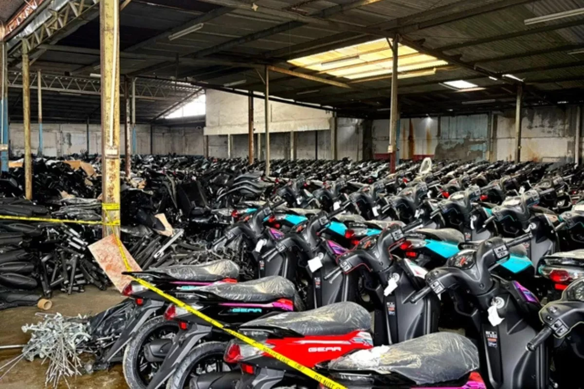 Samar Jadi Dealer, Gudang di Jaksel Ternyata Tampung 1.494 Motor Ilegal