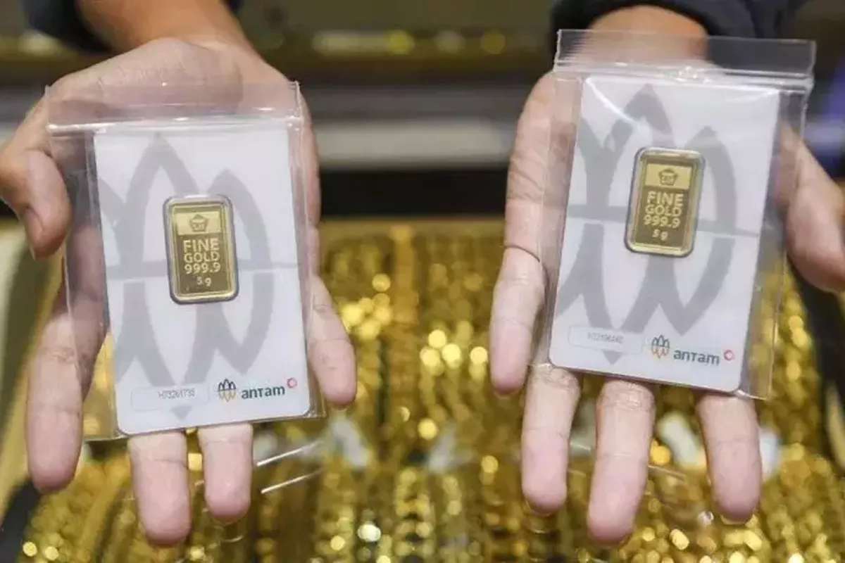 Harga Emas Antam 13 Mei 2026 Tetap Stabil Rp2.859.000 per Gram