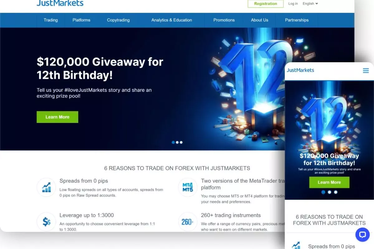 Tingkatkan Inovasi, JustMarkets Hadirkan Platform Trading Web Terminal