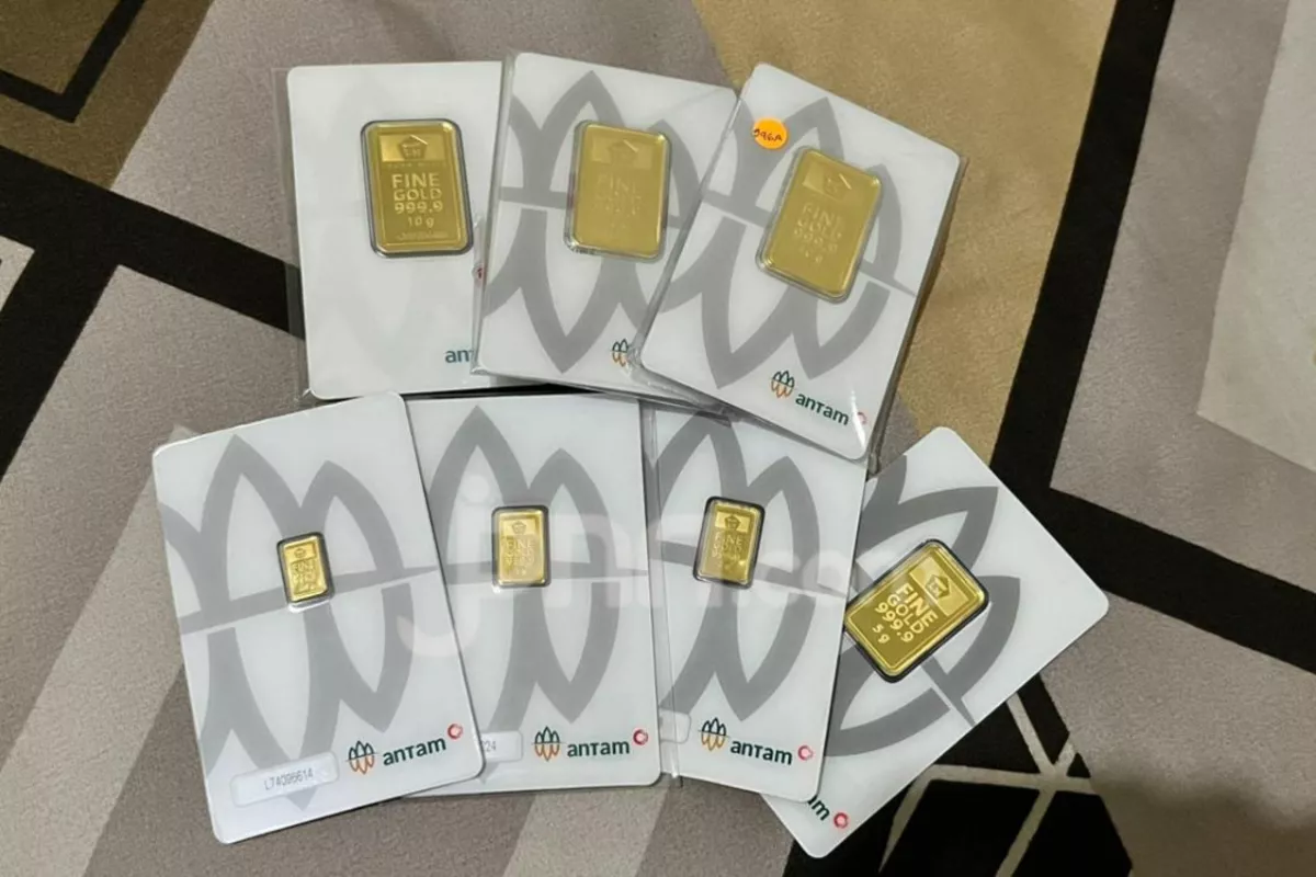 Nilai Jual Emas Batangan Antam Flat Rp1.310.000 per Gram 25 Mei 2026