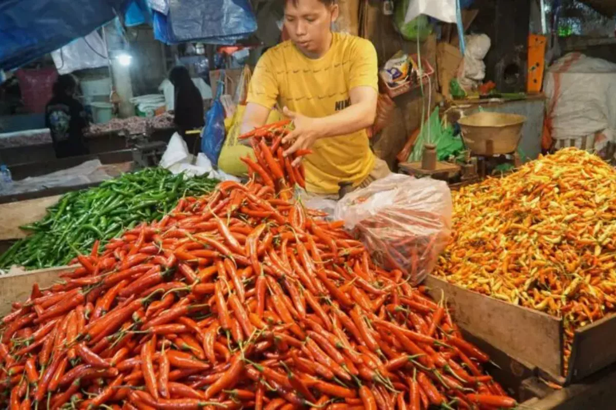 Harga Pangan Hari Ini: Cabai Rawit Merah Tembus Rp64.250 per Kg