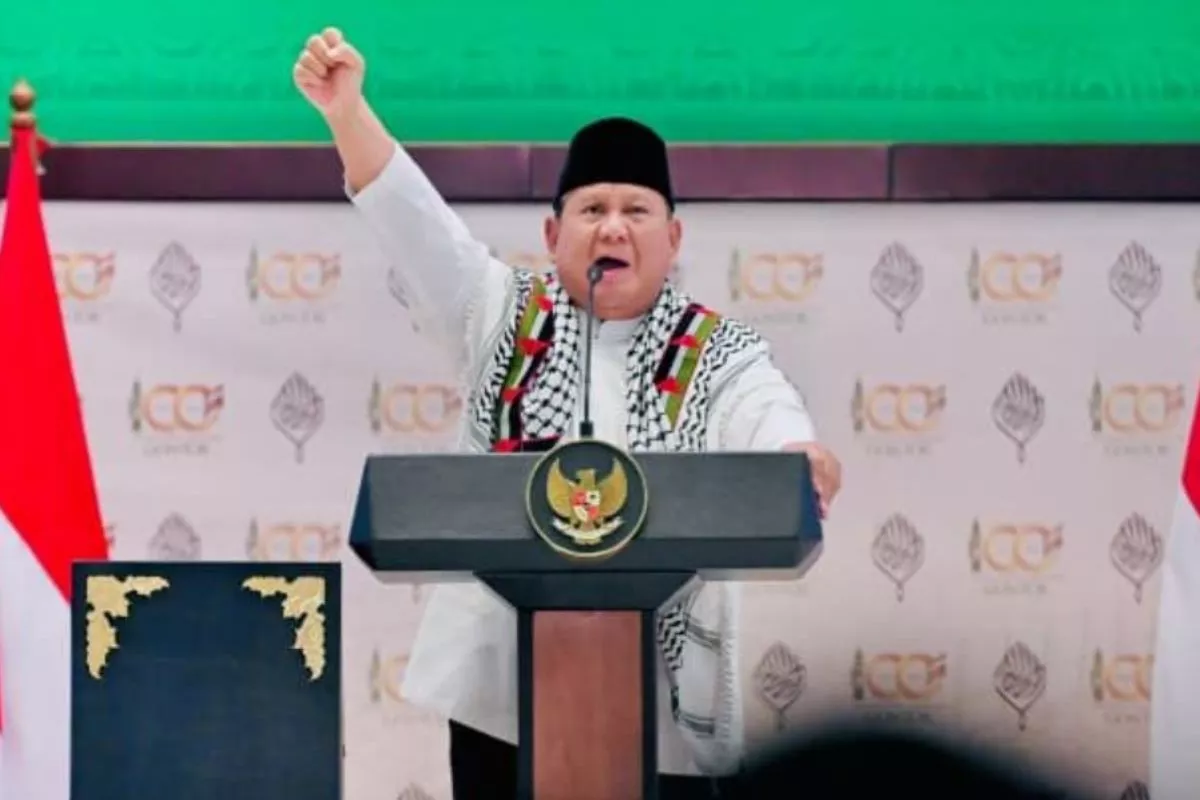 Di 100 Tahun Gontor, Prabowo Gelorakan Dukungan untuk Palestina
