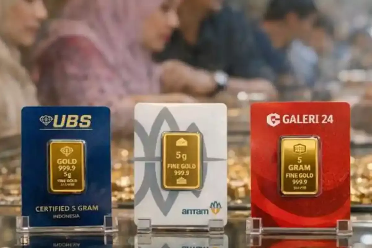 Harga Emas UBS dan Galeri24 di Pegadaian Kompak Turun Hari Ini