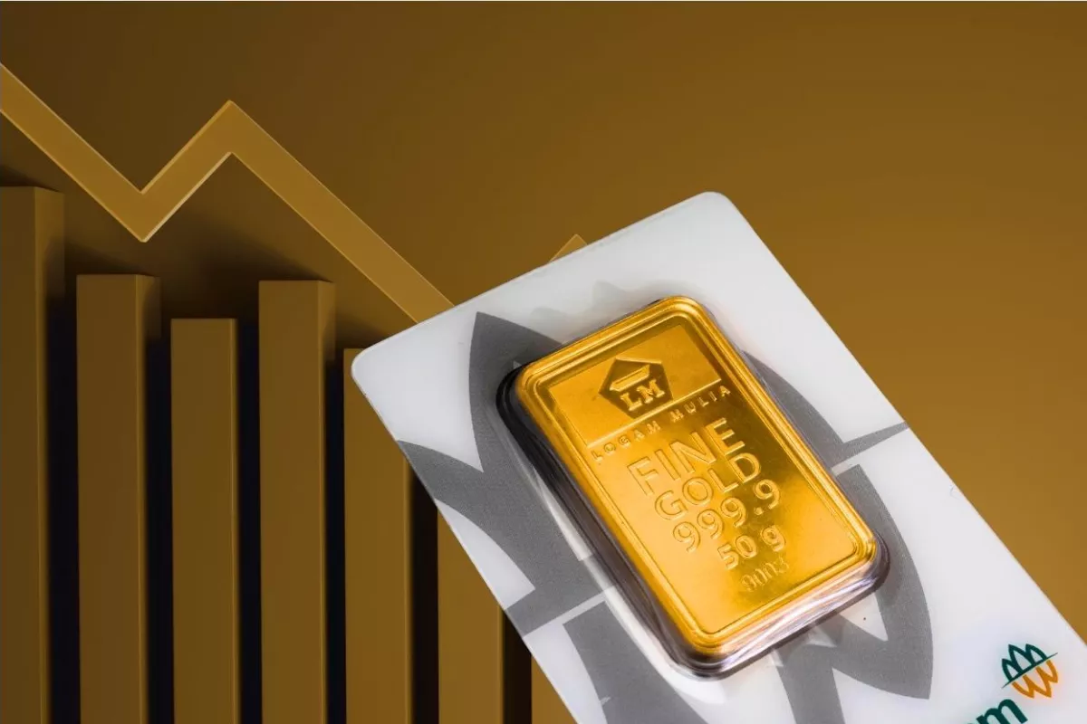 Harga Emas Antam Hari Ini Turun Rp15.000 Jadi Rp2.655.000 per Gram