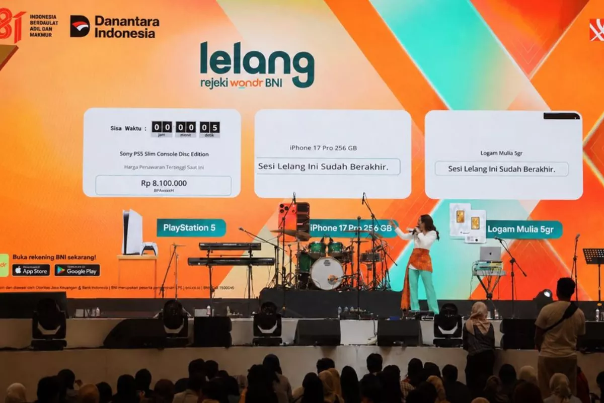 Masuk BNI wondrX 2026 Gratis, Bisa Ikut Lelang Produk dari 50 Persen