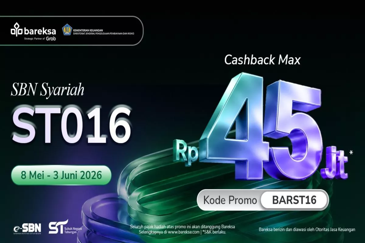 SBN Ritel ST016 Ditawarkan Mulai Hari Ini Kupon Hingga 6,25 Persen