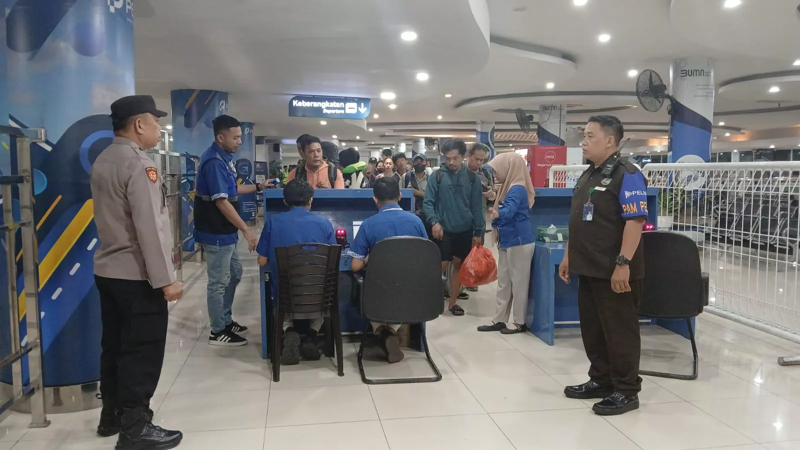 Polsek Soeta Perketat Pengamanan Terminal Antisipasi Kriminalitas 