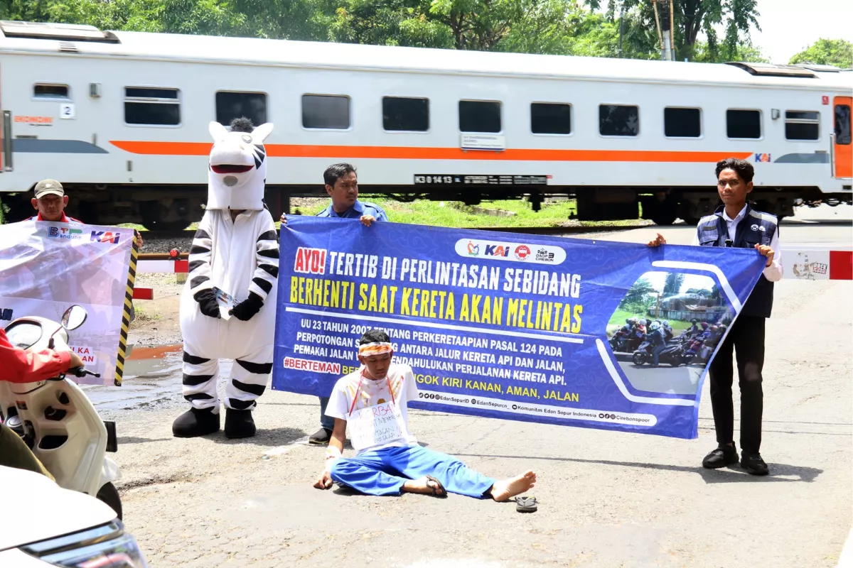 KAI Cirebon Ajak Komunitas Jadi Agen Keselamatan Perjalanan