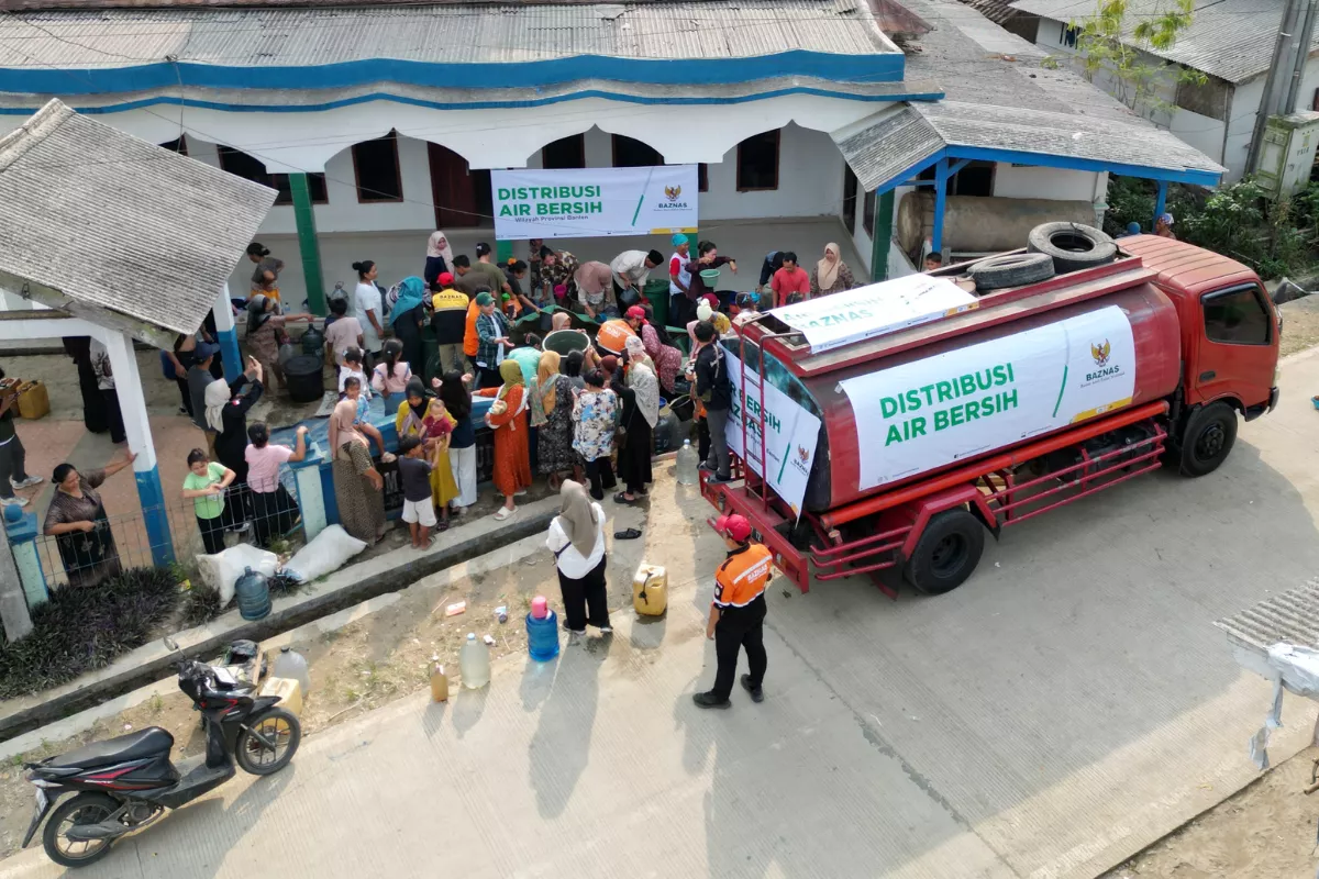 Baznas Kirim 48 Ribu Liter Air Bersih untuk Warga Kulon Progo