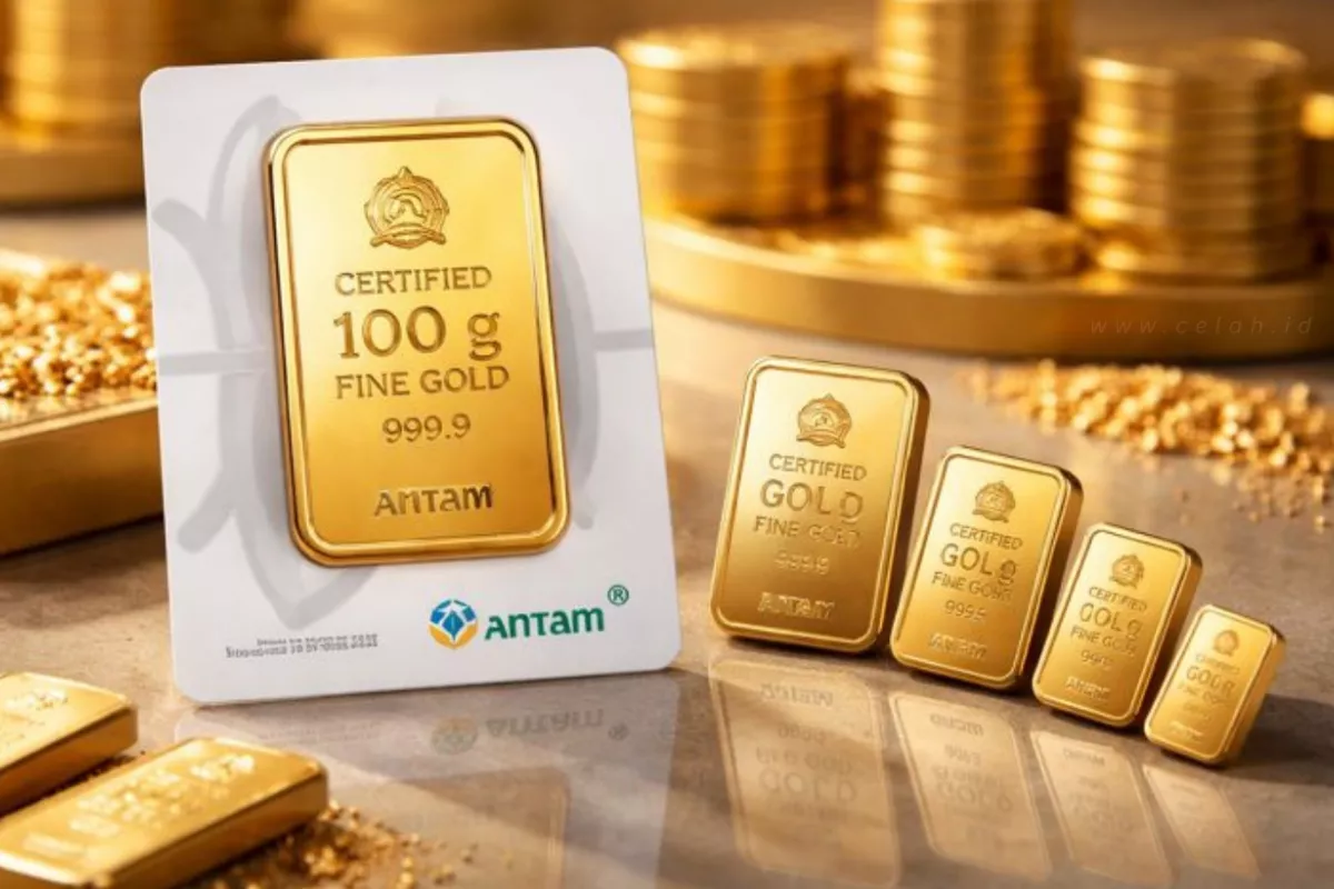 Investasi Logam Mulia Emas Antam Hari Ini Stabil dengan Kadar 999.9
