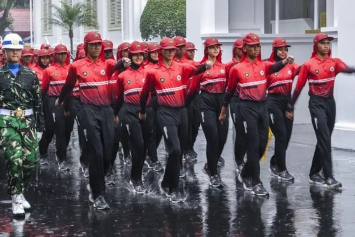 emerintah Kukuhkan 76 Anggota Paskibraka Nasional untuk HUT Ke-81 RI