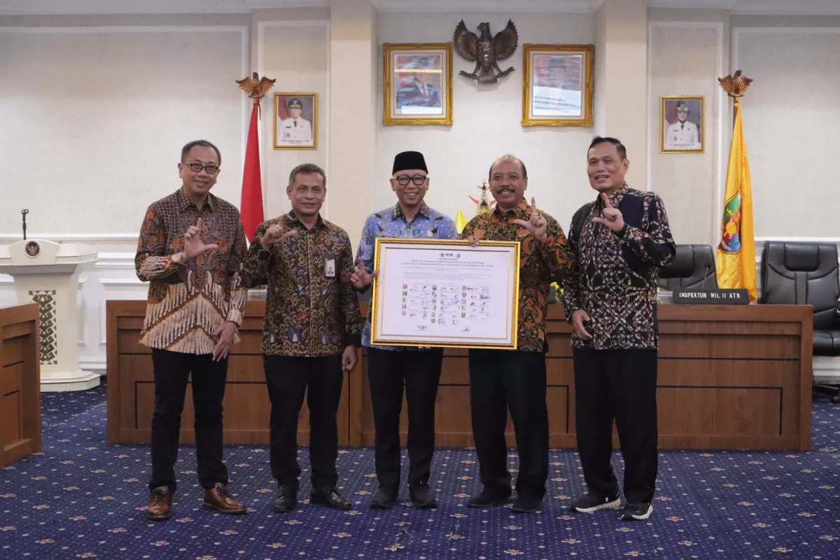 Gubernur Lampung Mendorong Daerah Maksimalkan Sembilan Program Pertanahan