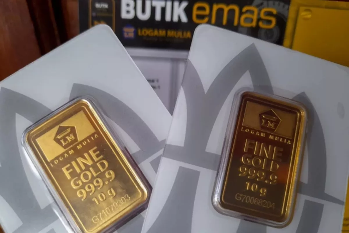 Harga Jual Emas Batangan Aneka Cetakan Kompak Turun Hari Ini di Pasar