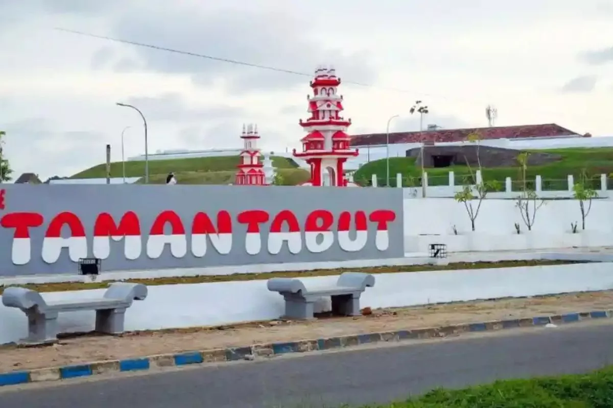 Baru Dibangun Taman Tabot Bengkulu Rusak Akibat Pencurian Kabel Listrik