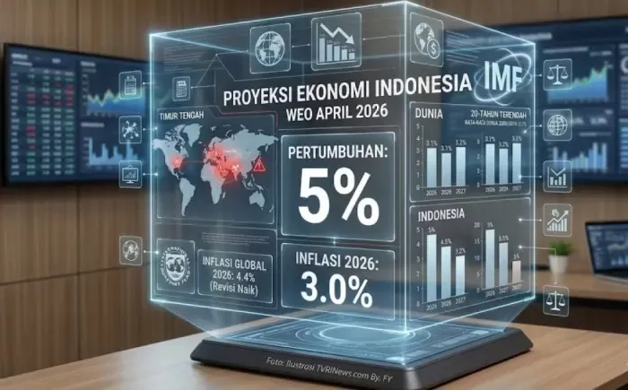 IMF Proyeksi Ekonomi Indonesia Tumbuh 5 Persen pada Tahun 2026