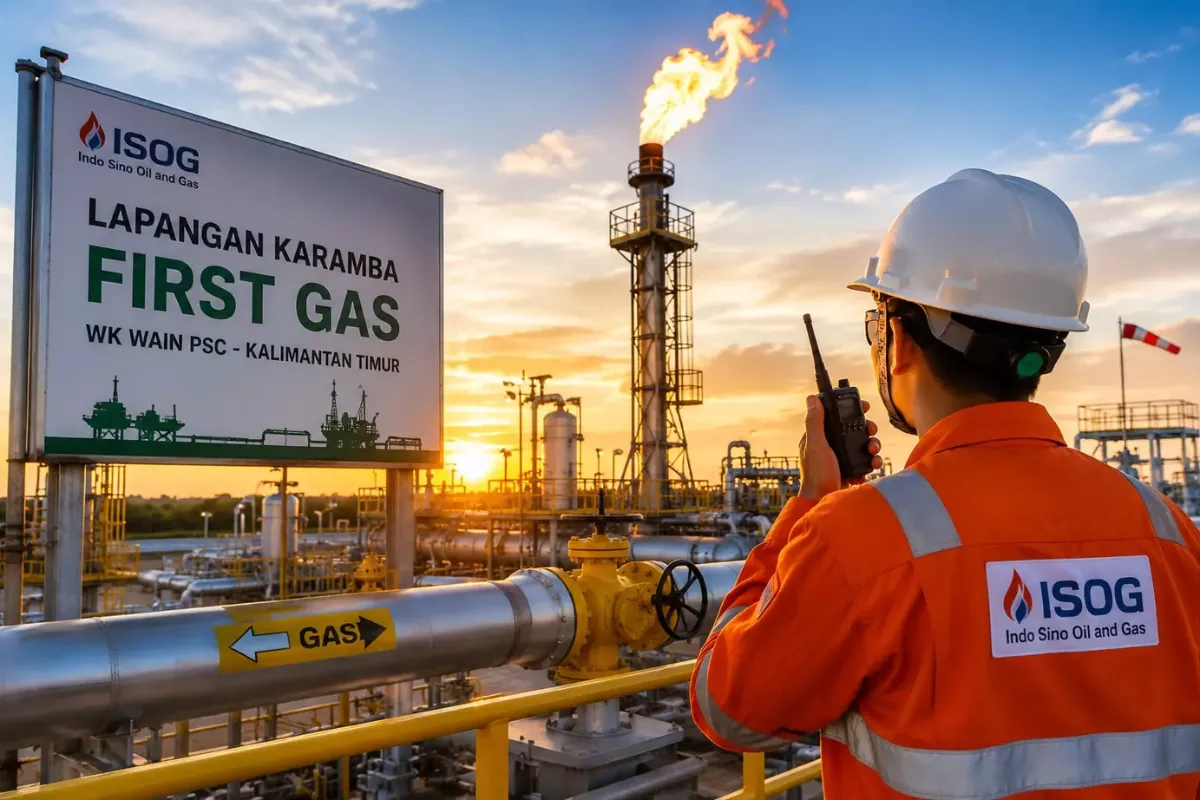 SKK Migas Apresiasi First Gas Lapangan Karamba, Produksi 7,35 MMscfd